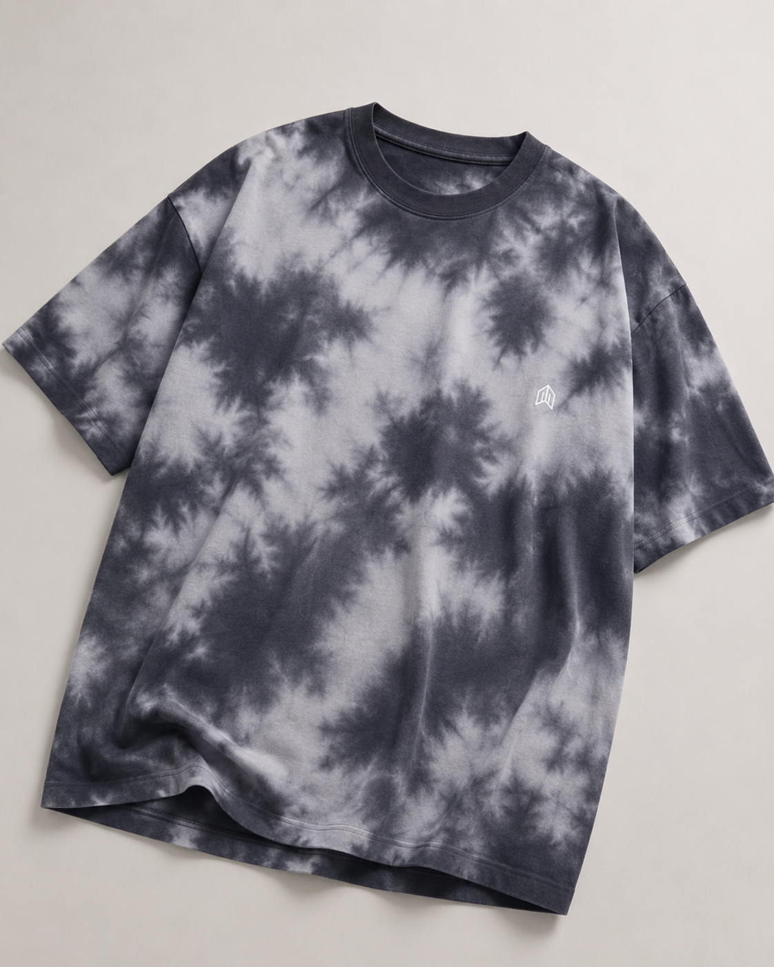 Unisex Tie Dye Oversized T-Shirt - Relaxed Shoulder